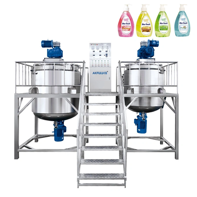 Vacuum Homogenizing Emulsifying Mixer Liquid Soap Paste Shaving Cream Making Emulsifier Machine for Cosmetic